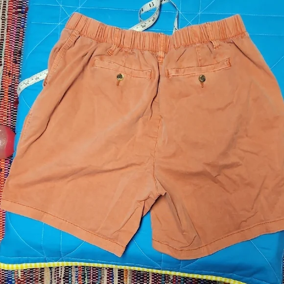 Men's Orange Shorts - Picture 3 of 3